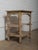 Late 20th Century Wooden Table With Lower Shelves For Sale - Image 4 of 4
