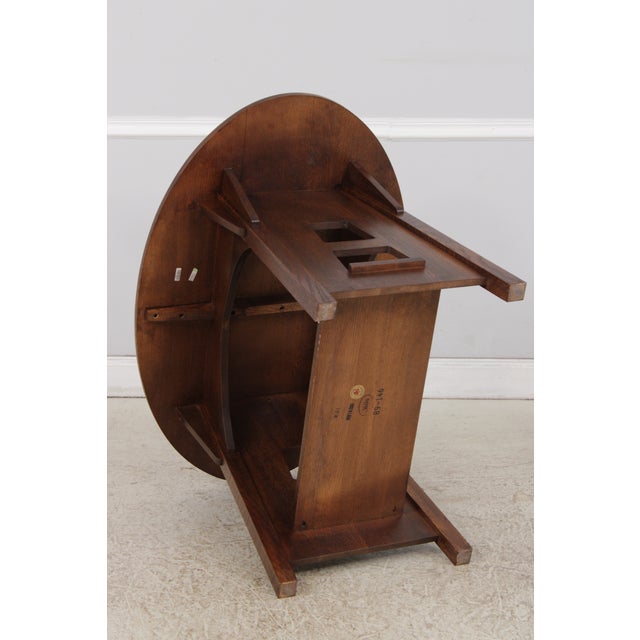 Stickley Mission Oak Oval Table For Sale - Image 13 of 15