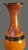 Vintage Handmade Turned Wood Rustic Two Part Tall 24'' Floor Table Vase For Sale - Image 4 of 10