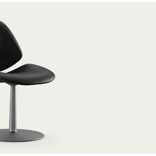 Black One Collection Council Family Salon Chair from Salto and Sigsgaard For Sale - Image 8 of 17