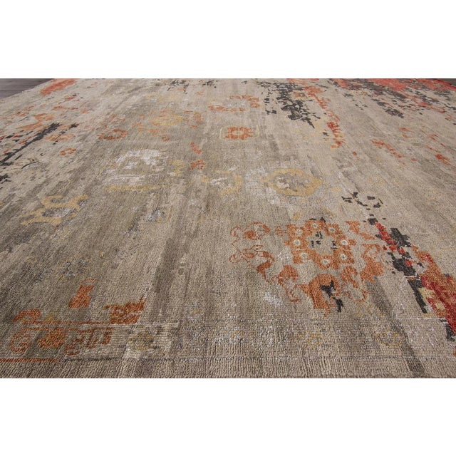 2010s 21st Century Contemporary Indian Rug For Sale - Image 5 of 8