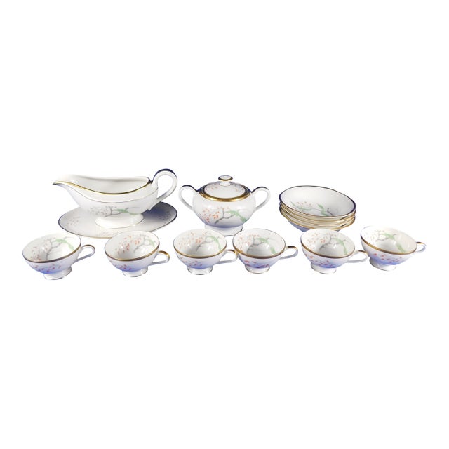 1960s Thomas Bavaria Thirteen Piece Serving Set With Gravy Boat - 13 pcs For Sale