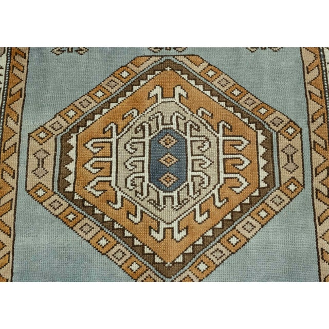 Early 21st Century Turkish Vintage Rug 4'5" x 6'2" #16074 For Sale - Image 5 of 8