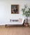 English Late 19th Century Edwardian Carved Oak Chaise Longue | Newly Reupholstered in Ivory Linen For Sale - Image 3 of 5