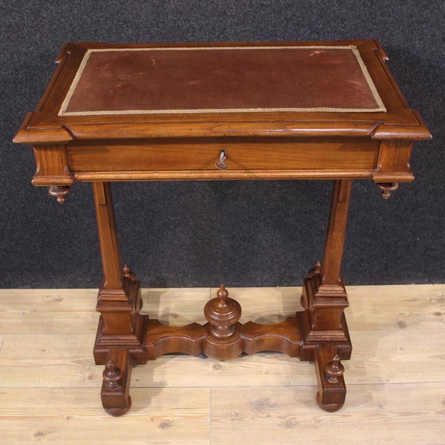 19th Century Italian Writing Table, 1880s For Sale - Image 3 of 13