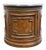 Drexel Furniture Talavera Collection Contemporary Neoclassical Tuscan Style 30" Round Drum Accent Storage End Table W. Granite Top For Sale