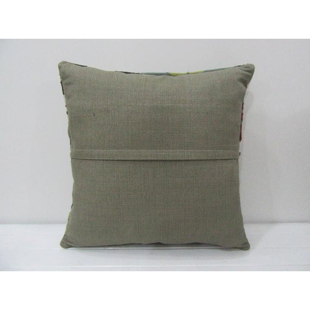 Turkish Turkish Kilim Pillow For Sale - Image 3 of 4