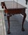 Chippendale Mahogany Writing Console Table Vintage 3 Drawer Ball Claw Foot Sofa For Sale - Image 12 of 15