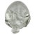 A beautifully executed Murano-style art glass strawberry sculpture, hand-blown in crystal-clear glass with suspended...