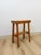 1930s Handmade Rustic Pine Side Table Shelf Dowel Joints Vintage Farmhouse Dated 1930s For Sale - Image 5 of 11