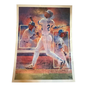 1990 Ken Griffey Jr. Dual-Signed Limited Edition Lithograph by William L. Maughan, 113/500