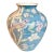 Vintage 1970s Porcelain Chinese Floral and Bird Vase For Sale