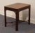 HIGH END Traditional Chippendale Style Banded Mahogany 27" Accent End Table Cannot identify brand, but comparable in...