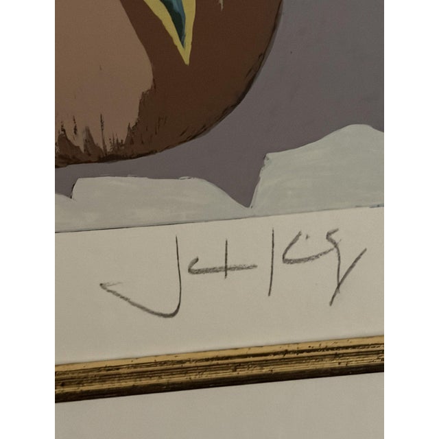 Hand-pulled limited edition serigraph by John Kiraly, pencil-signed lower right and hand-numbered 218/250 lower left. Sold...