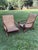 Mid 20th Century Pair of Indonesian Teak & Cane Plantation Chairs - British Colonial/Planter's Style For Sale - Image 4 of 15