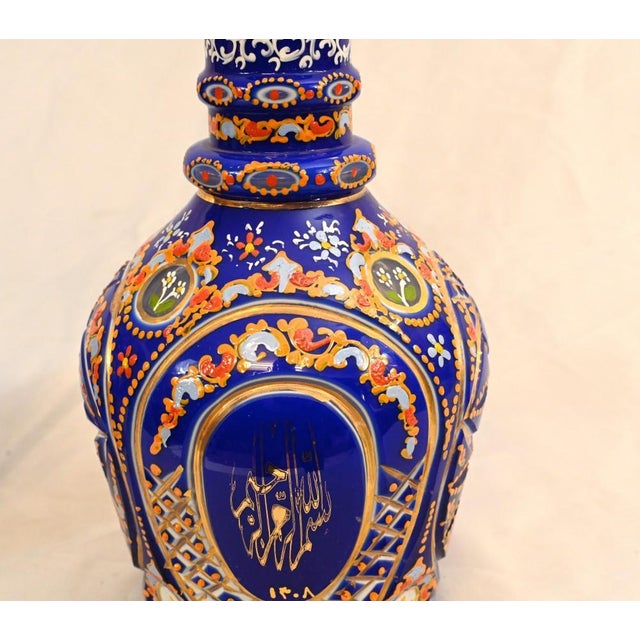 Bohemian Glass Lidded Vases, 1930s, Set of 2 For Sale - Image 16 of 18