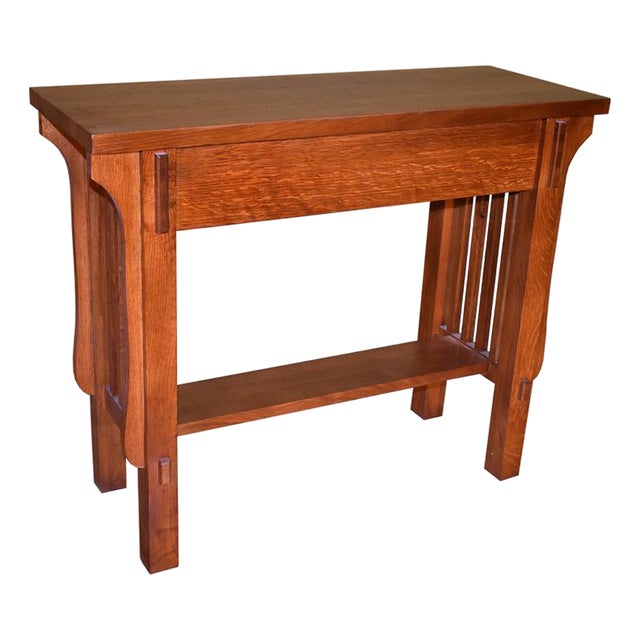 Arts & Crafts Crofter Console Table - Micheal Cherry For Sale