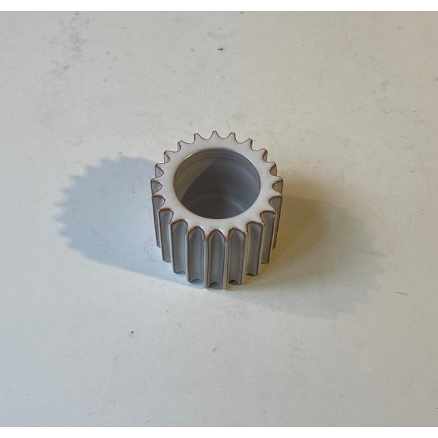 Ceramic Vintage Art Deco Ceramic Vase by Christan Schollert, 1940s For Sale - Image 7 of 11