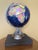 1980s 1980s Art Deco Inspired Globemaster Replogle 12" Blue World Globe For Sale - Image 5 of 12