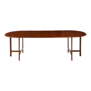 1960's Teak Dining Table Designed by Karl-Erik Ekselius for Jov With 3 Leaves