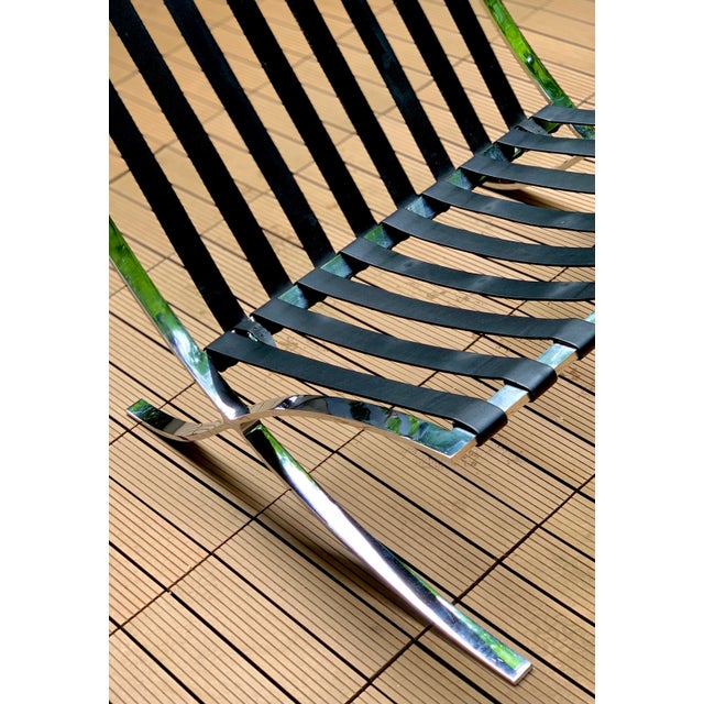 Barcelona Chair by Ludwig Mies van der Rohe for Knoll International, 1980s For Sale - Image 12 of 14