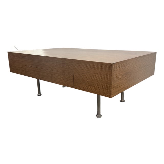 Bespoke Coffee Table + Drawer For Sale