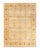 Ivory Mogul, One-of-a-Kind Hand-Knotted Area Rug in Ivory, 9' 1" x 12' 4" For Sale - Image 8 of 8