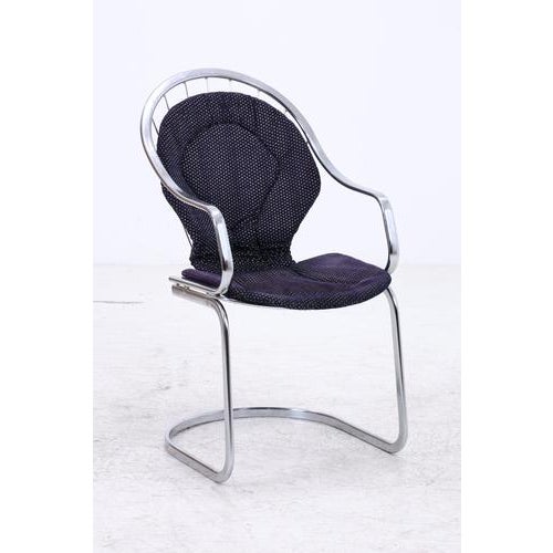 2000 - 2009 Cantilever Armchairs in Chrome by Gastone Rinaldi, Set of 2 For Sale - Image 5 of 16