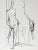 Mid-Century Modern Mid Century Nude Drawing of Woman For Sale - Image 3 of 3