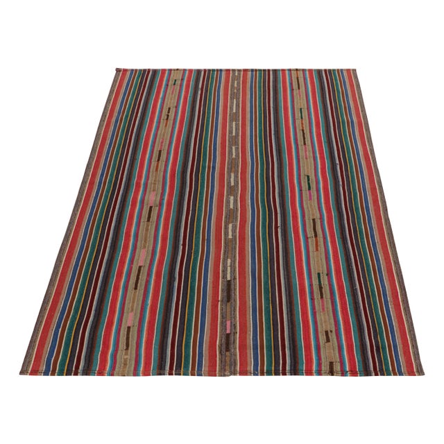 Hailing from Turkey circa 1950-1960, a vintage chaput kilim rug from a rare new curation joining our flat weaves....