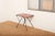 Folding Table in Tubular Steel Frame Painted Black, Pavatex Top with Red Synthetic Resin Covering, 1950s For Sale - Image 10 of 11
