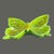 Mid 20th Century Vintage Ceramic Green Butterfly Trinket Holder Dish For Sale - Image 5 of 9