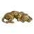 Vintage Brass Sleeping Hound Dog Figurine For Sale