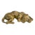 Vintage Sleeping Hound Dog Brass Figurine For Sale