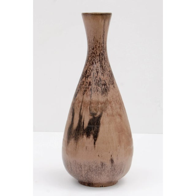 Mid Century Pottery Floor Vase Hand Thrown For Sale - Image 13 of 13