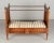 19th Century 19th Century Napoleon III Child's Bed, Solid Cherry Wood, Hand-Crafted For Sale - Image 5 of 12
