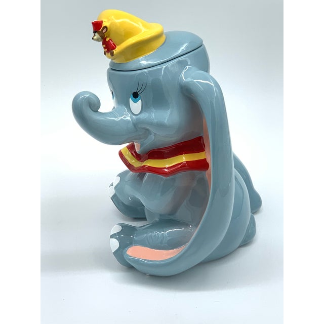 Ceramic 1980s Disney Classics Dumbo Cookie Jar For Sale - Image 7 of 8