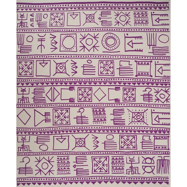 Yona Friedman, Pictograms of Genesis (Mauve), Original Screenprint For Sale - Image 4 of 6