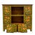 20th Century Antique Tibetan Hand Painted Tall Credenza Storage Cabinet For Sale - Image 4 of 11