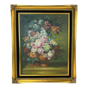 Vintage English Floral Giclee Print