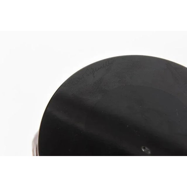 Pino Signoretto Gold Inlaid Vase For Sale - Image 10 of 10