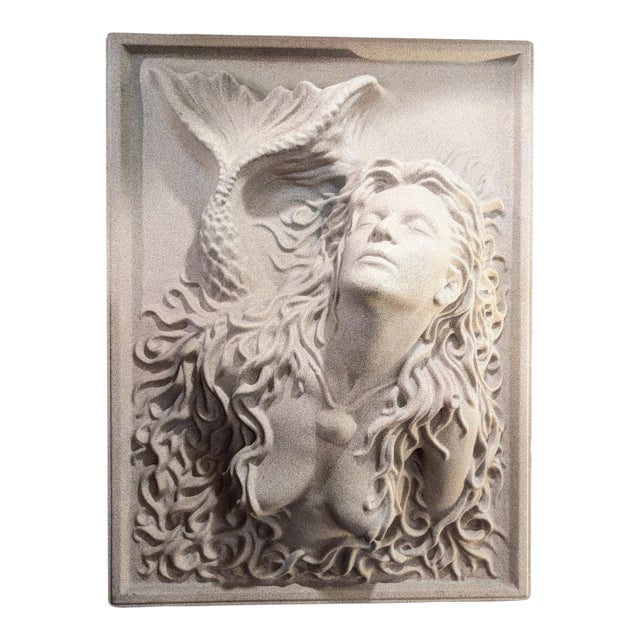 1994 Robert J Marino Metaphysique "Mermaid" Wall Sculpture Art For Sale