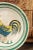 Italian Early 20th Century Pottery Bowl with Rooster Motif & Green Border For Sale - Image 12 of 13