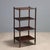 Brown Walnut and Stained Oak Etagere For Sale - Image 8 of 8