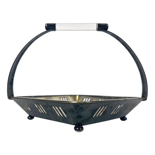 Art Deco Silver-Plated Bowl from Carl Deffner Esslingen, 1920s For Sale