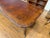 Wood Traditional Multi-Banded Mahogany Double Pedestal Dining Table by Leighton Hall - Showroom Sample For Sale - Image 7 of 10