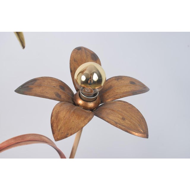 Vintage Flower Floor Light, 1970s For Sale - Image 4 of 16