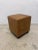 1990s C Nissen’s Mobelfabrik Patchwork Leather Stool on Casters For Sale - Image 5 of 12
