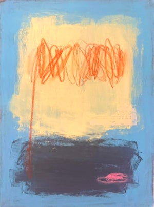 "Vibrate" Original Contemporay Abstract Painting on Paper