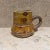 1980s 1980s Studio Art Pottery Sculptural Light Brown Coffee Mug For Sale - Image 5 of 9